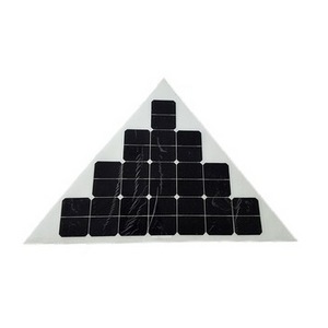 OEM custom shape triangle solar flexible panel with high efficiency outdoor solar panels 3W 10W mini solar panel