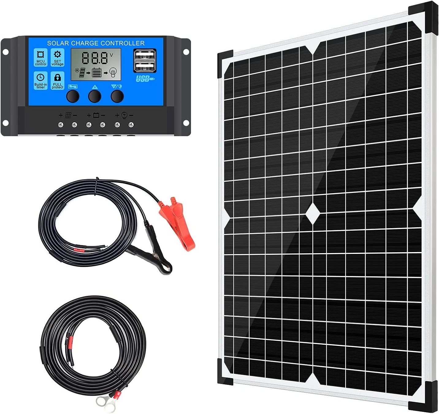 A Grade Monocrystalline silicon Mini Solar Panel cell 5w 10w 20w 30w 40w 50w 60w 100w 150w 12v PV Mono Small Solar Panel Factory