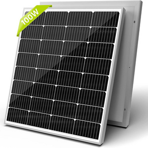 Outdoor solar panels 200w monocrystalline solar panels 12V High Efficiency 50w 100w solar power panel for solar energy system