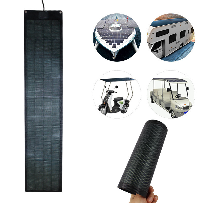 CIGS Rollable Solar Panel Semi Flexible Solar Panel 90W for roof