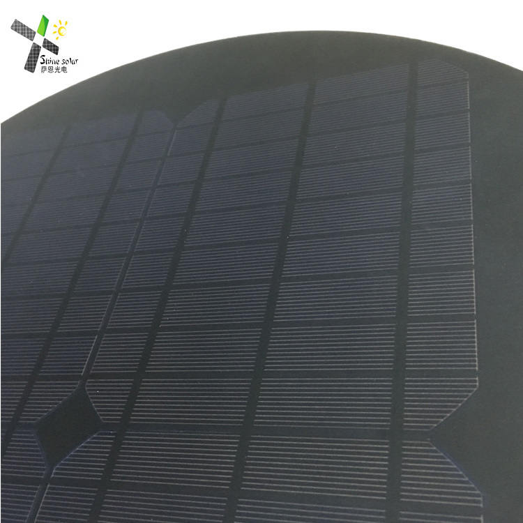 OEM ODM small round solar panels 18v mini circular pet etfe solar pv module 10w 20w 30w solar panels for garden lights