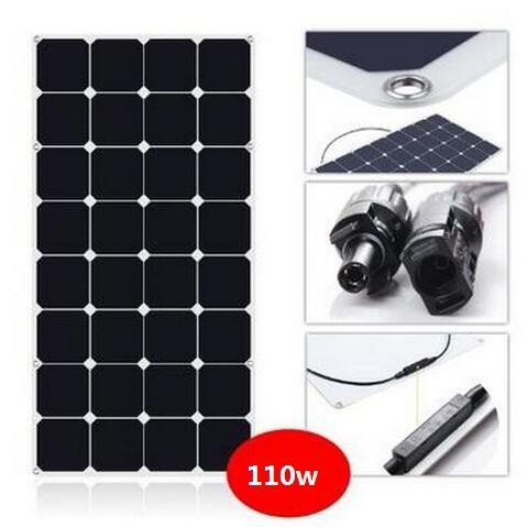 Flexible solar panel 100W 120W 150W 180W 200W flex 18v panouri solare  for 12v battery