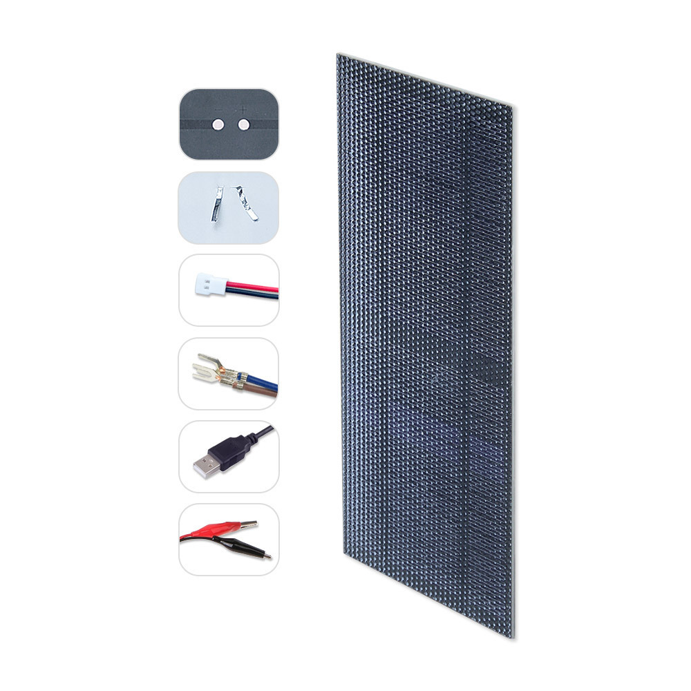 Customized 12v 5v solar cell 1w 5w 6w 10w Small Solar Panels Epoxy ETFE  Mini Solar  Panel