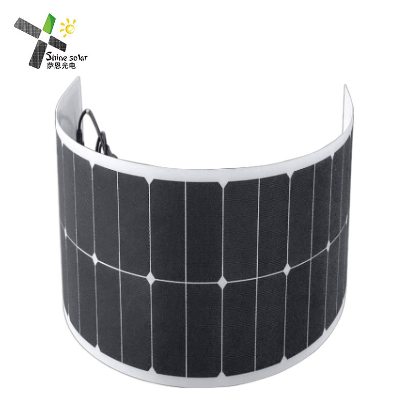 75W 150w 200 Watt 20 Volt Cutting Edge film Flexible Solar Panels for Motorhomes and Caravans Off Grid Applications