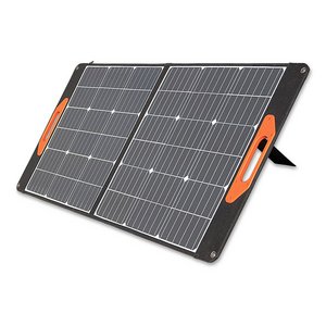 Outdoor portable 100W folding solar charger camping panel solar 100 watt portable foldable solar panel 12V for camping