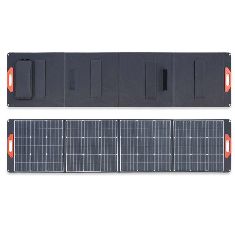 Lightweight folding solar panel 100W 200 watt solar panel camping foldable 200W 12V 24V solar panel portable charger