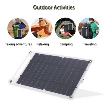 Portable Small Size 6w 5w 10w 15w 5v Micro Charger Usb Port Solar Panel For Cell Phone Outdoor Camping