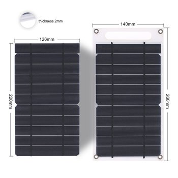 Portable Small Size 6w 5w 10w 15w 5v Micro Charger Usb Port Solar Panel For Cell Phone Outdoor Camping