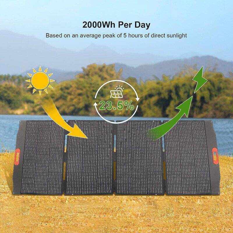 One Piece Lamination Waterproof Folding Solar Panel 300W 400W ETFE  Portable Charger Foldable Solar Panel kit For Camping