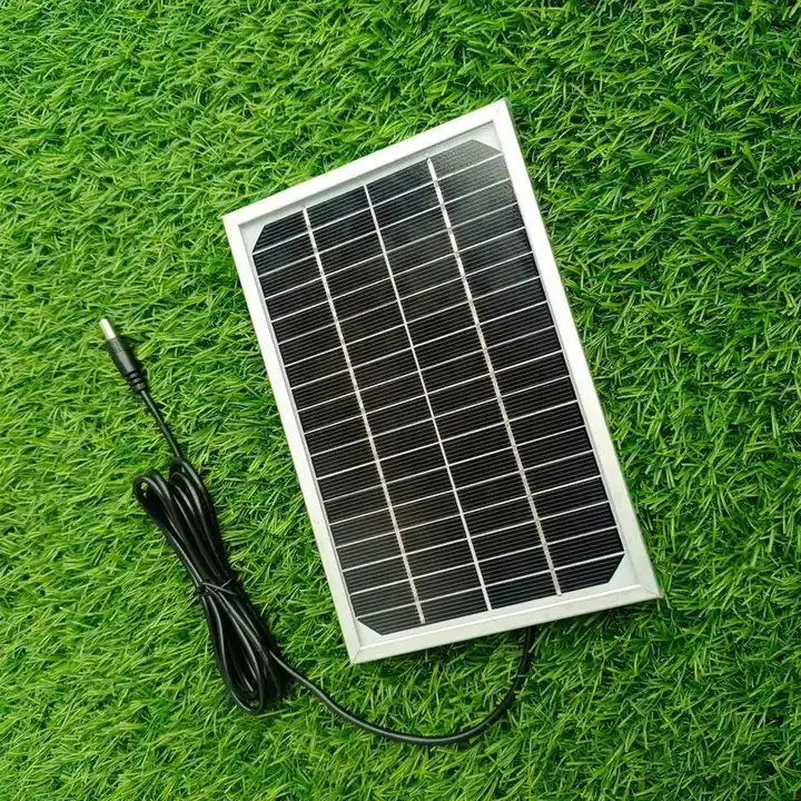 Custom 3W 5W 10W mini solar panel monocrystalline emergency power energy solar panels 3 watt solar panel with DC5521