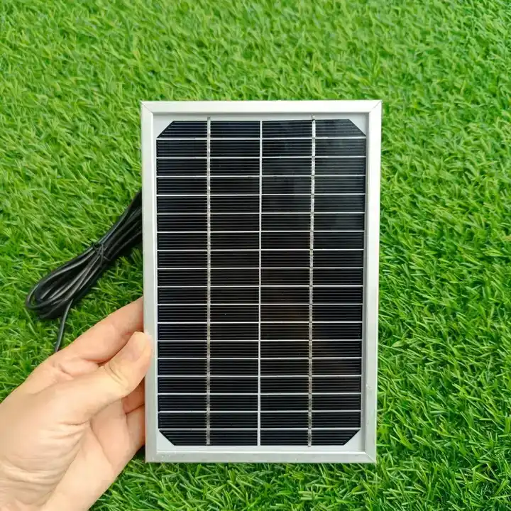 Custom 3W 5W 10W mini solar panel monocrystalline emergency power energy solar panels 3 watt solar panel with DC5521