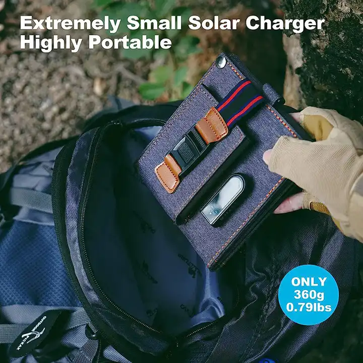 Business style outdoor folding solar panel charger portable 10W 14W 15W solar panel USB 5V solar panel charger for phone