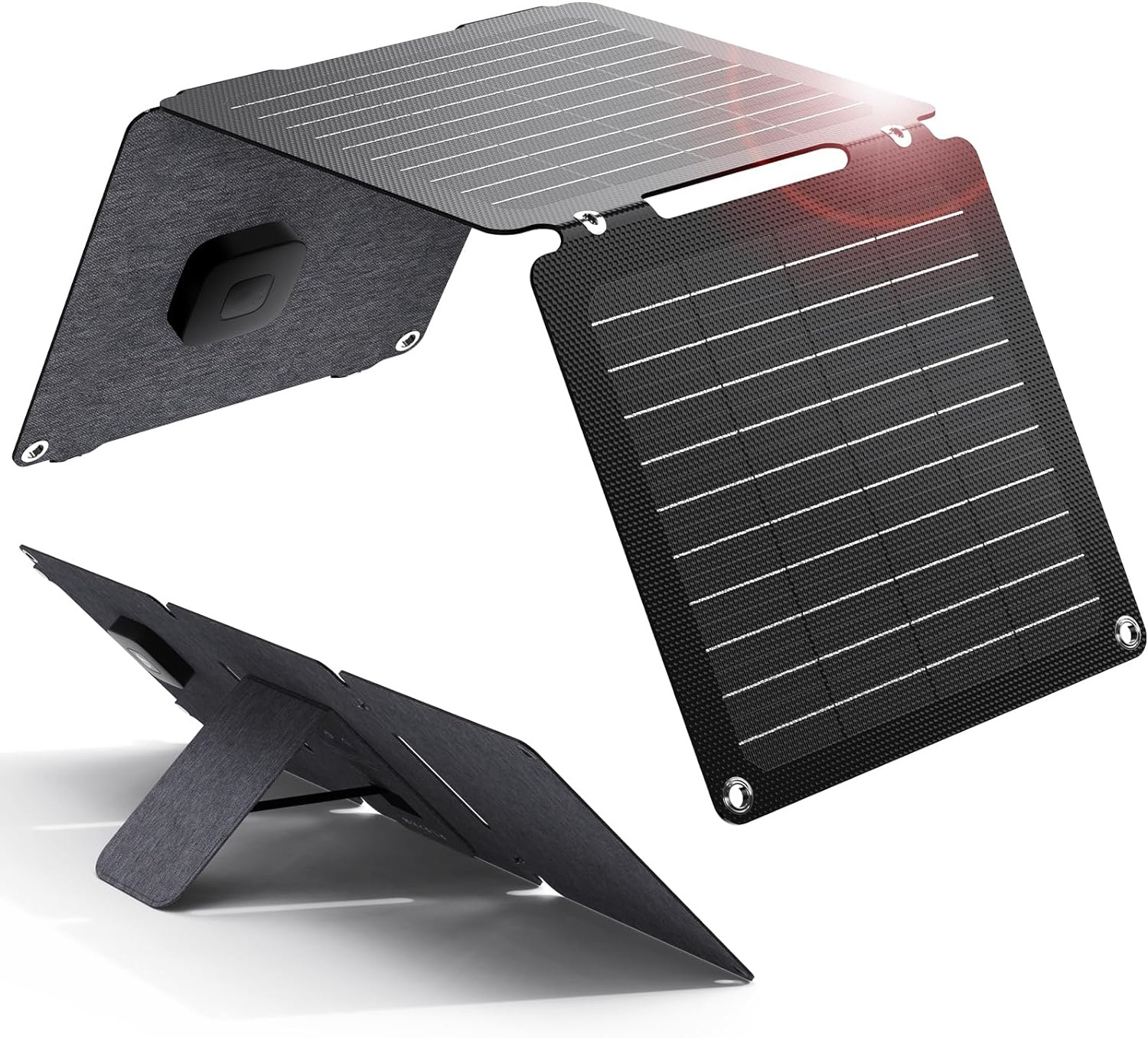 Waterproof folding camping solar panels 10W 20W 30W fold solar charger quick USB 5V solar mobile phone charger for cell phone