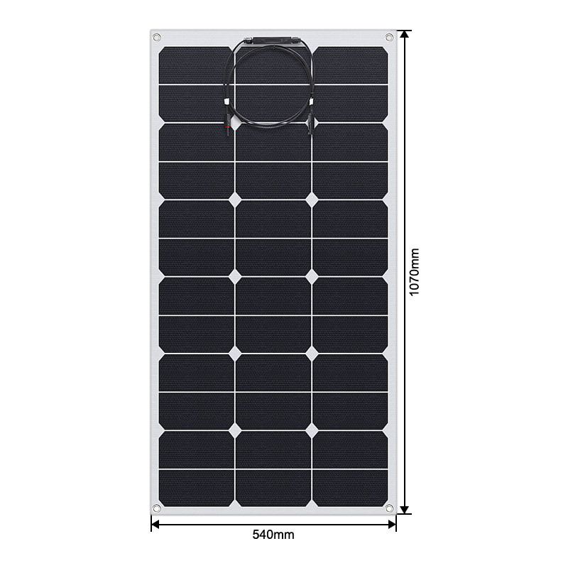 Hot sale 120w solar panel flexible Sunpower ETFE marine solar panel 100W flexible solar panel for RV boat yacht