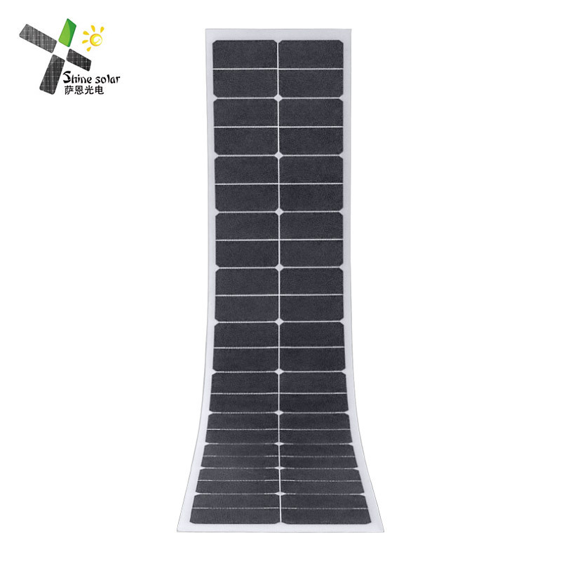 Factory price narrow solar panel 80W SunPower panels solar flex slim line flexible solar panels 80W for Caravan Yacht