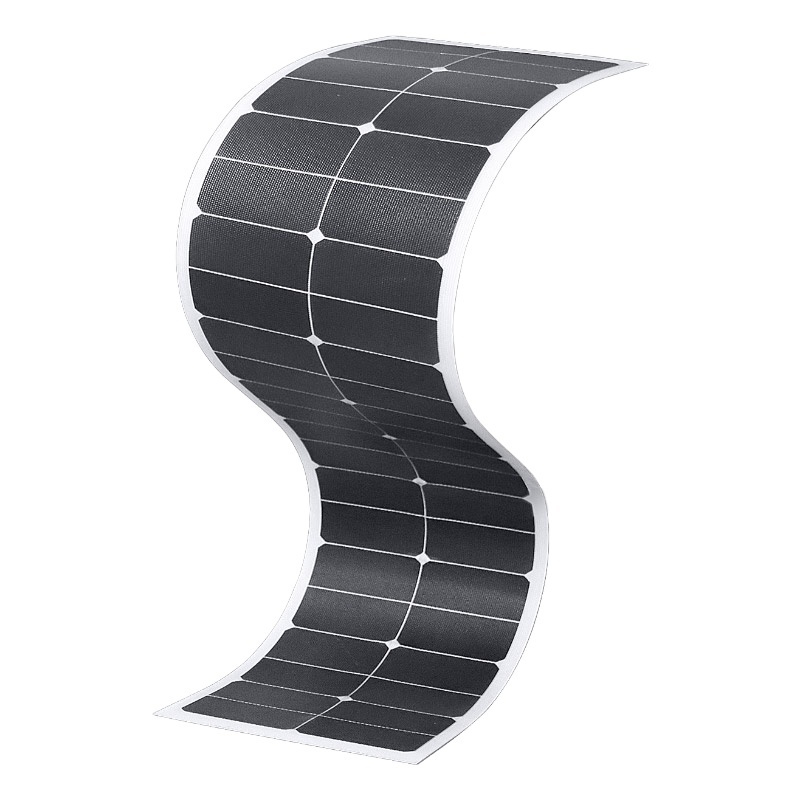 Factory price narrow solar panel 80W SunPower panels solar flex slim line flexible solar panels 80W for Caravan Yacht