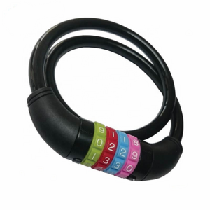 Wholesale strong and high security bicycle wheel lock/ colorful bike locks bicycle combination lock