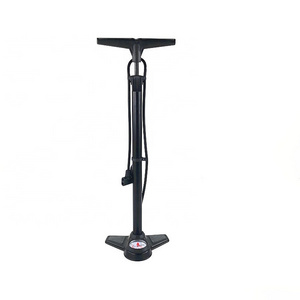 160 PSI High Pressure Bicycle Floor Pump Bike Hand Pump Portable Air Cycling Pump With gauge