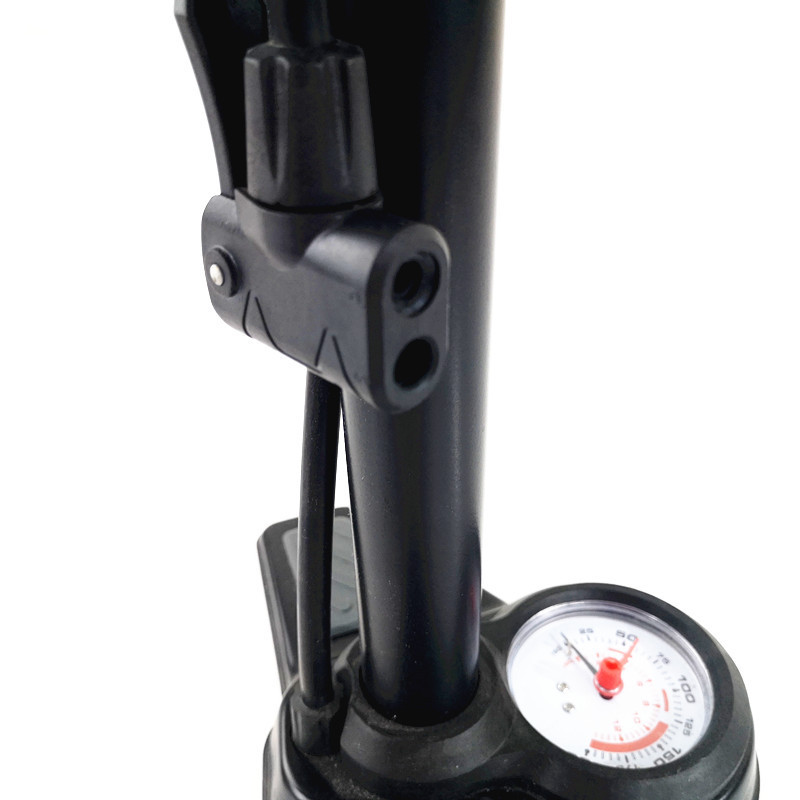 160 PSI High Pressure Bicycle Floor Pump Bike Hand Pump Portable Air Cycling Pump With gauge