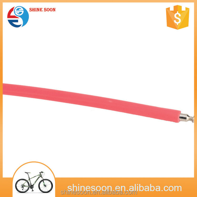 New Pink silicone bicycle cable lock steel security keys bike lock