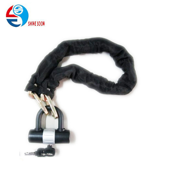 Foldable Combination Bicycle Chain & U Lock Hot Sale Lock For Bike High Security Bike Chain Lock