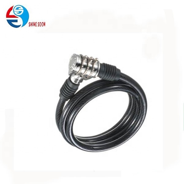 bicycle accessories safety bicycle cable lock 3 digits combination bicycle lock for bike cable anti theft code bike lock cable