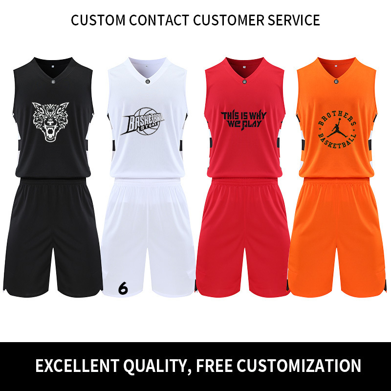 High Quality Quick Dry Customize Logo Training uniforms USA Men's Basketball Jersey