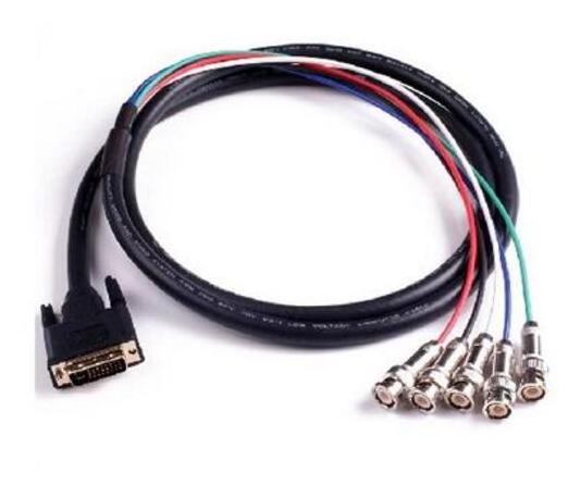 Factory Price DVI to 5 BNC Adapter Electric Adapter Cable