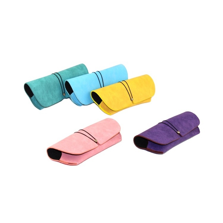 Cheap Factory Pu Sunglasses Case New Arrival Packaging Leather Spectacles Box Customized Logo Soft Eyeglasses Case