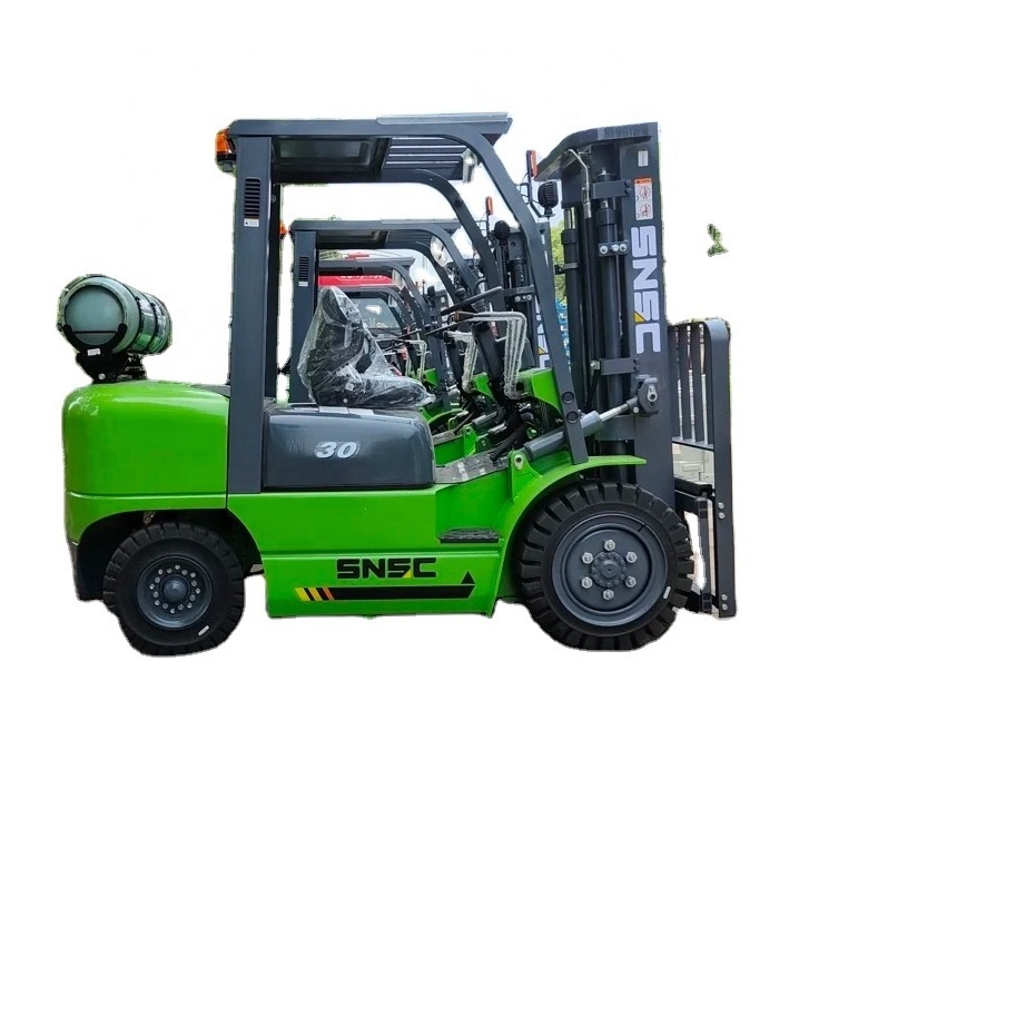 forklift lpg 3 ton FL 30 China SNSC brand lpg forklift with 3M Lifting height with Block Clamp