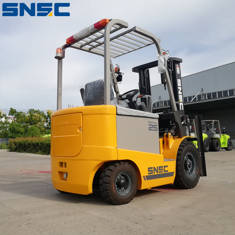 1.5 ton-5 ton 4 wheel Electric Balance Forklift Truck with Lifting Height 6 meters