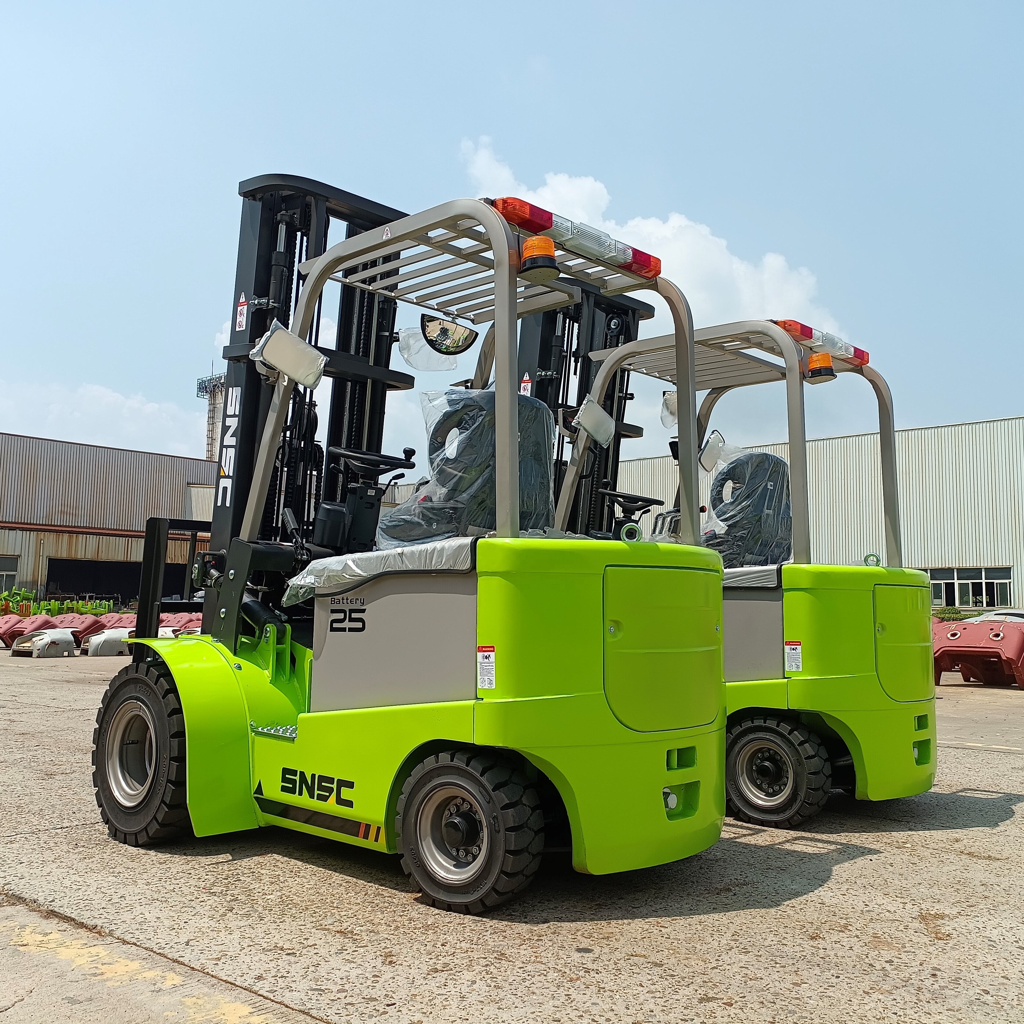 SNSC Wholesale Electric ForkLift FB25 Solid Tire 2500kg Lifting Capacity Warehouse Use Retail/Restaurant Industries New