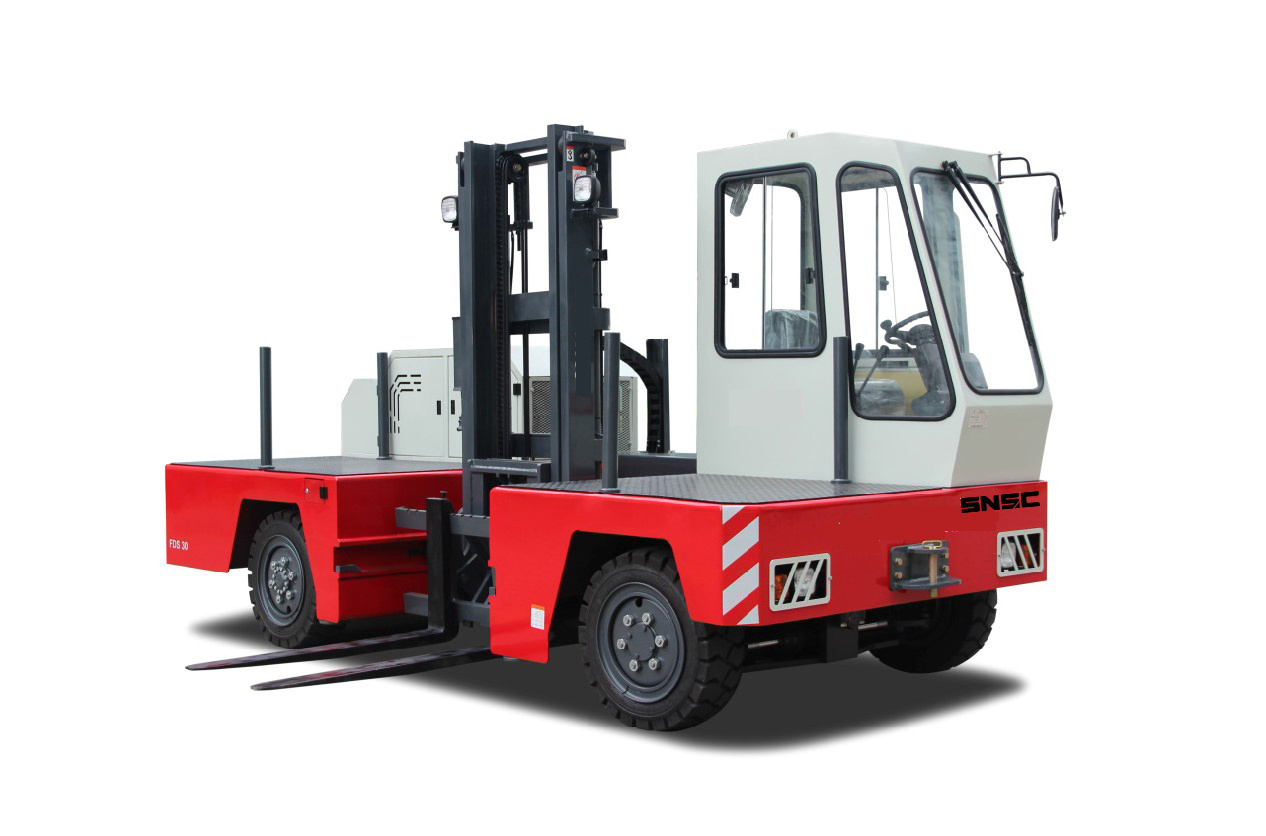 Side Loading Forklift Truck Electric side loader Forklift