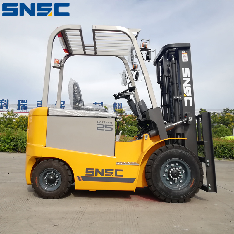 1.5 ton-5 ton 4 wheel Electric Balance Forklift Truck with Lifting Height 6 meters