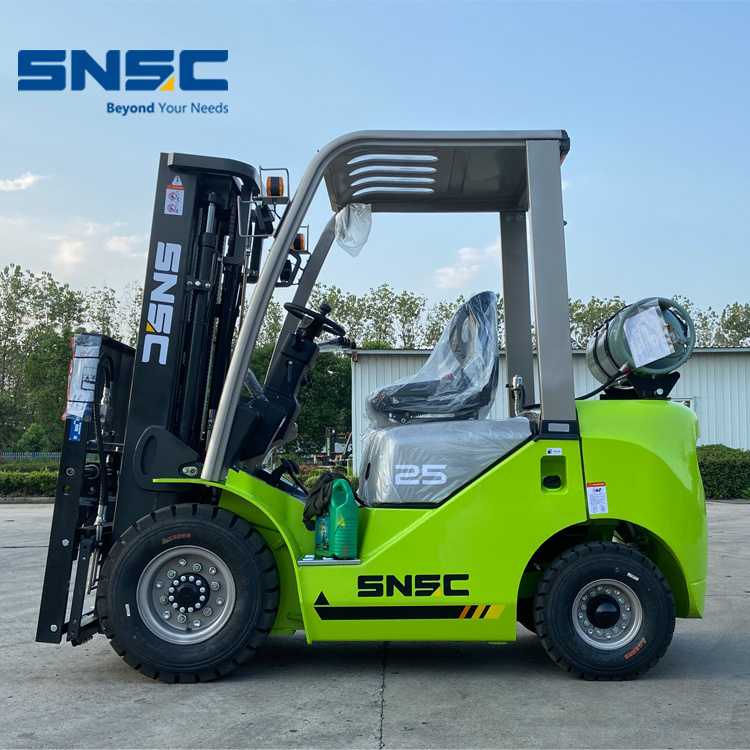 Forklift truck Gas Lpg gasoline 2000kg/2500kg gura horquilla Fork lift Forklift