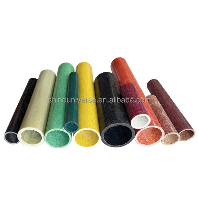 High Quality Corrosion Resistance Fiberglass Insulation Frp Tubes Pole Pipe