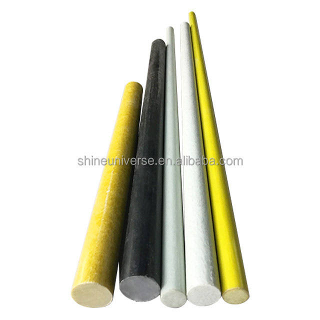 SU Pultrusion Round Durable Solid Fiber Glass Rod Of 8mm Flexible Fiberglass FRP Rod