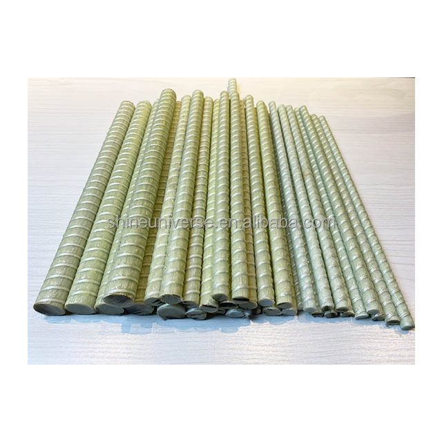 SU FRP Threaded Rebar Epoxy Composite Fiberglass Rebar for Concrete Reinforcement