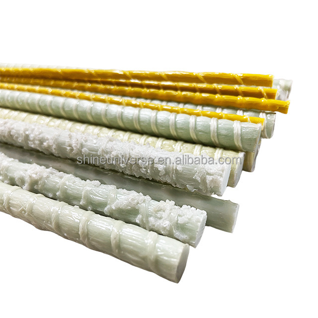 SU FRP Threaded Rebar Epoxy Composite Fiberglass Rebar for Concrete Reinforcement