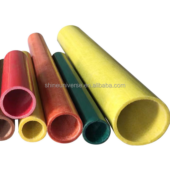 High Quality Corrosion Resistance Fiberglass Insulation Frp Tubes Pole Pipe