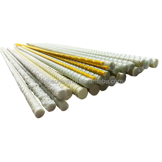 SU FRP Threaded Rebar Epoxy Composite Fiberglass Rebar for Concrete Reinforcement