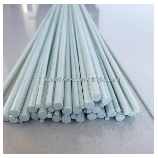 SU Pultrusion Round Durable Solid Fiber Glass Rod Of 8mm Flexible Fiberglass FRP Rod