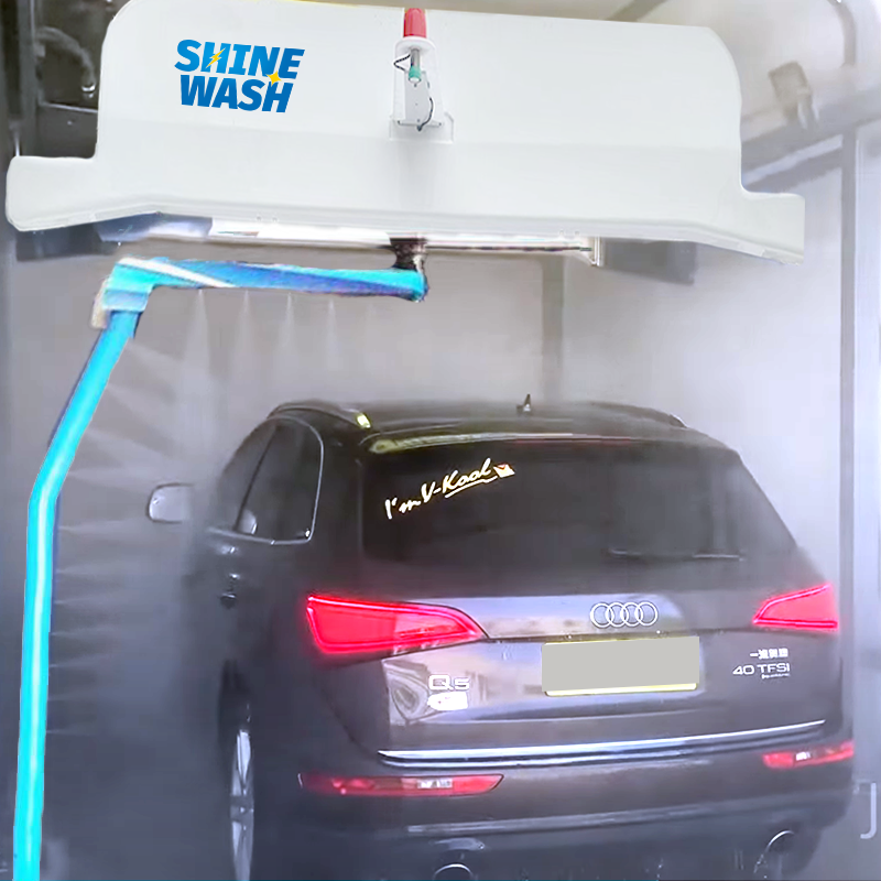 360 touchless car washing system/ wax and shampoo detergent steam car wash equipment