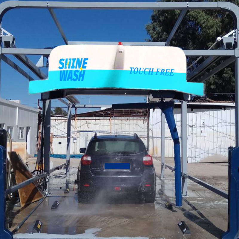 Touchless Automatic Car Wash Machine 360 Degree Cleaning System Quick Wash 3min/set , Premium Wash 5min/set 1000-1500W Shinewash