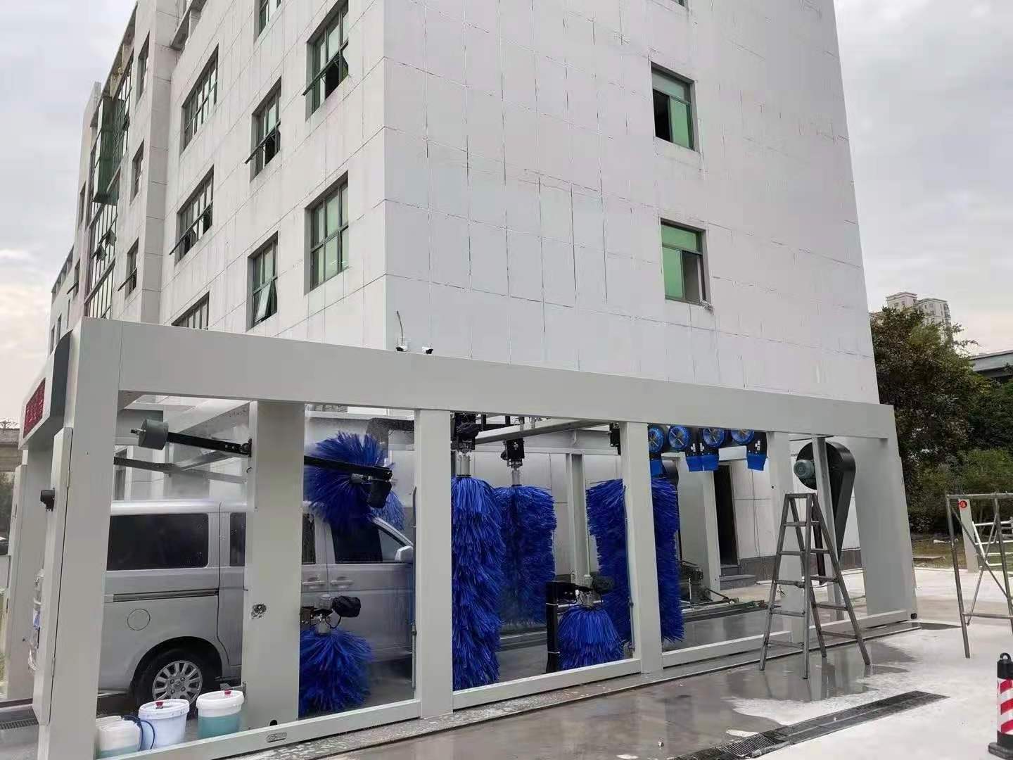 60 Cars per hour fast washing customable full automatic vehicle washing tunnel system conveyor car wash