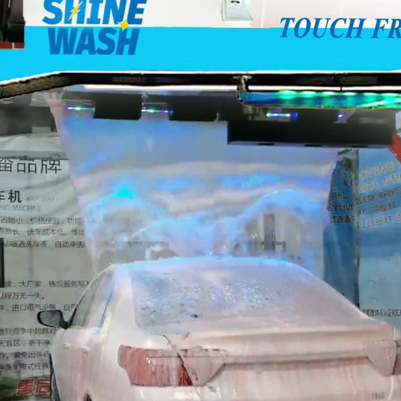 China self service car wash equipment prices 360 touchless brushless automatic car washing machine high pressure car washer