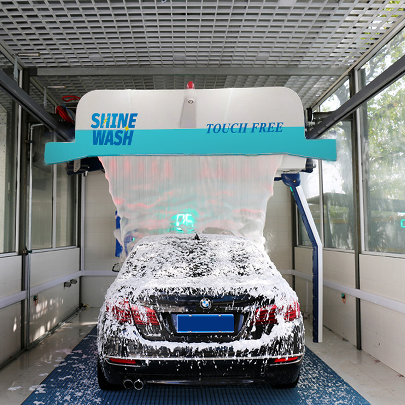 Shinewash auto touchless 360 car wash machine automatic touchless car washing machinery system