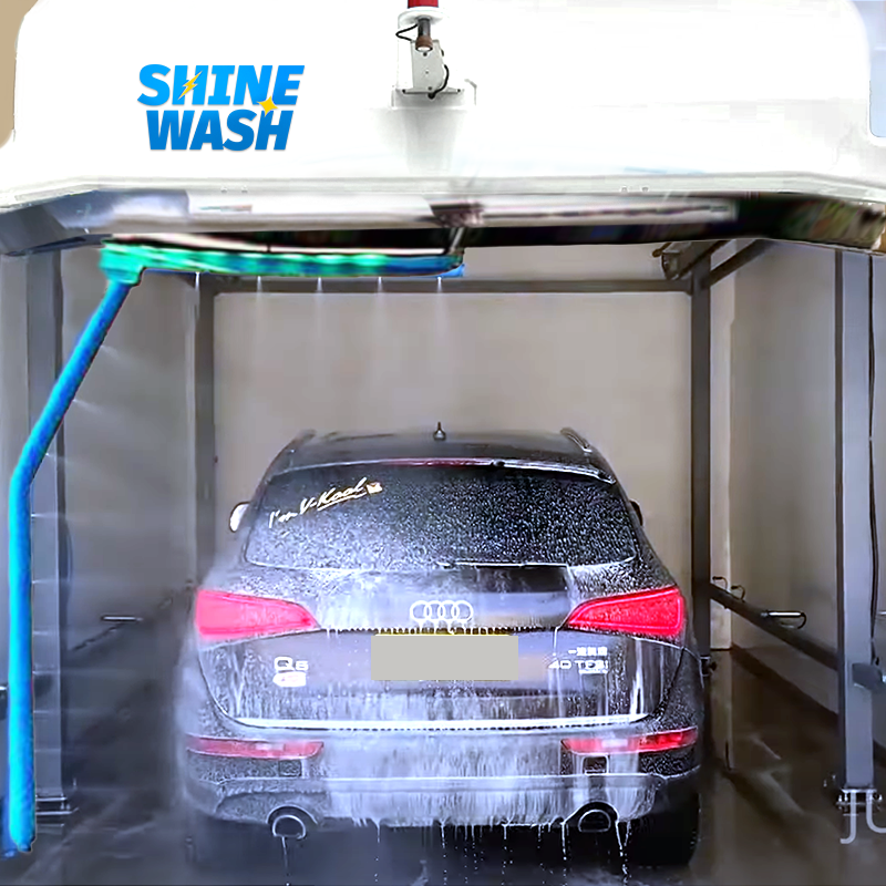 360 touchless car washing system/ wax and shampoo detergent steam car wash equipment