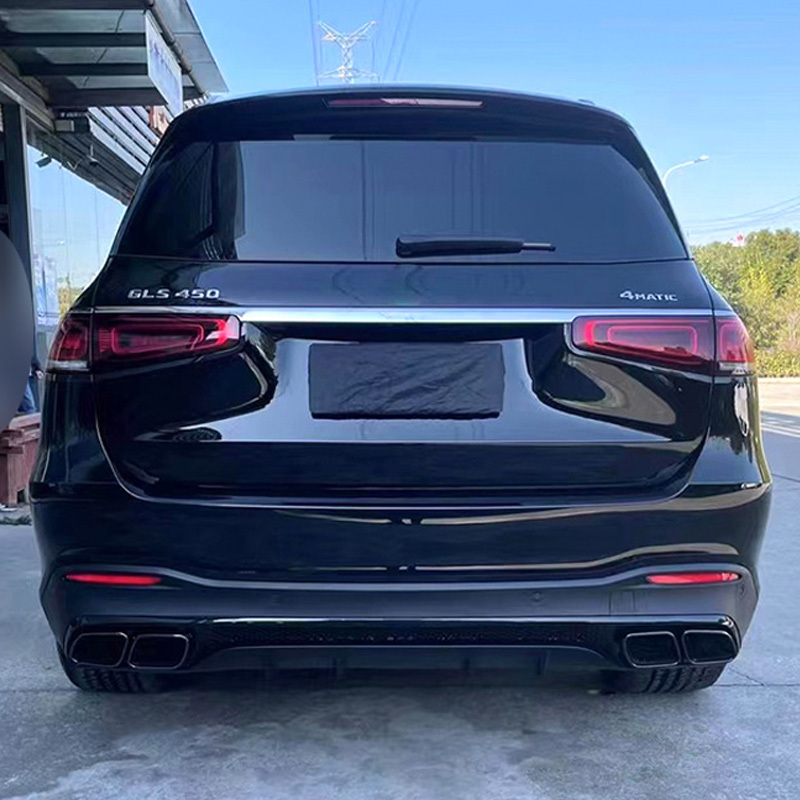 Full Set Facelift Rear Diffuser Front Bumper Bodykit Body Kit for for Mercedes Benz GLS X167 Upgrade to GLS63 GLS 63 AMG 2022