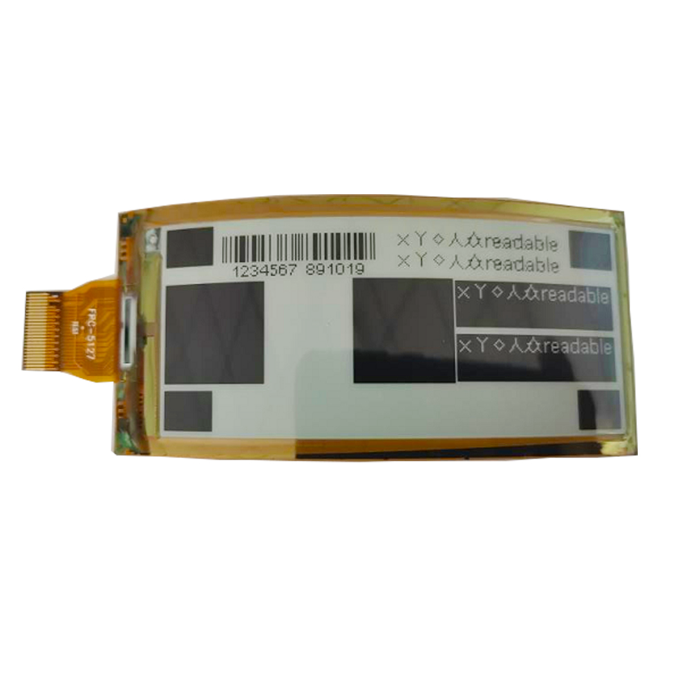 2.9 inch 128 x296 Flexible E-Ink Display Supermarket Equipment Display Digital Electronic Shelf Label Black and White